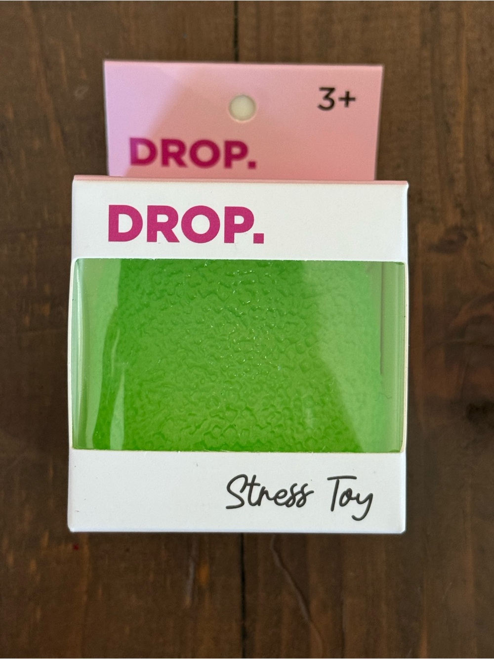 Drop. Green Stress Squeezy Fidget Toy